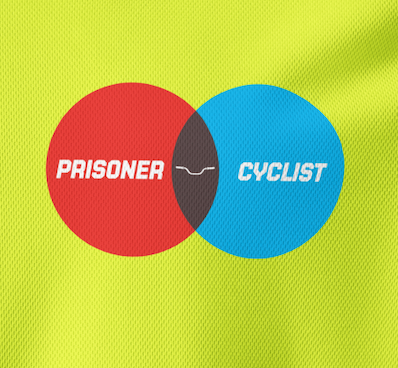 PRISONER HANDLEBARS CYCLIST - Unisex sports jersey Yellow