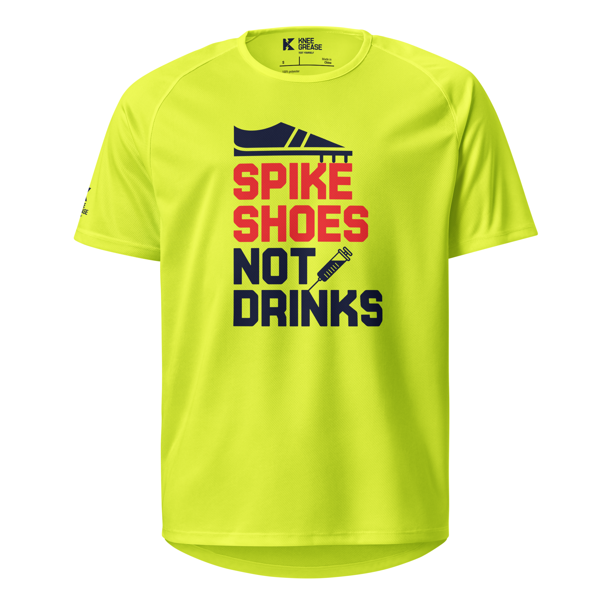 SPIKE SHOES NOT DRINKS. Large