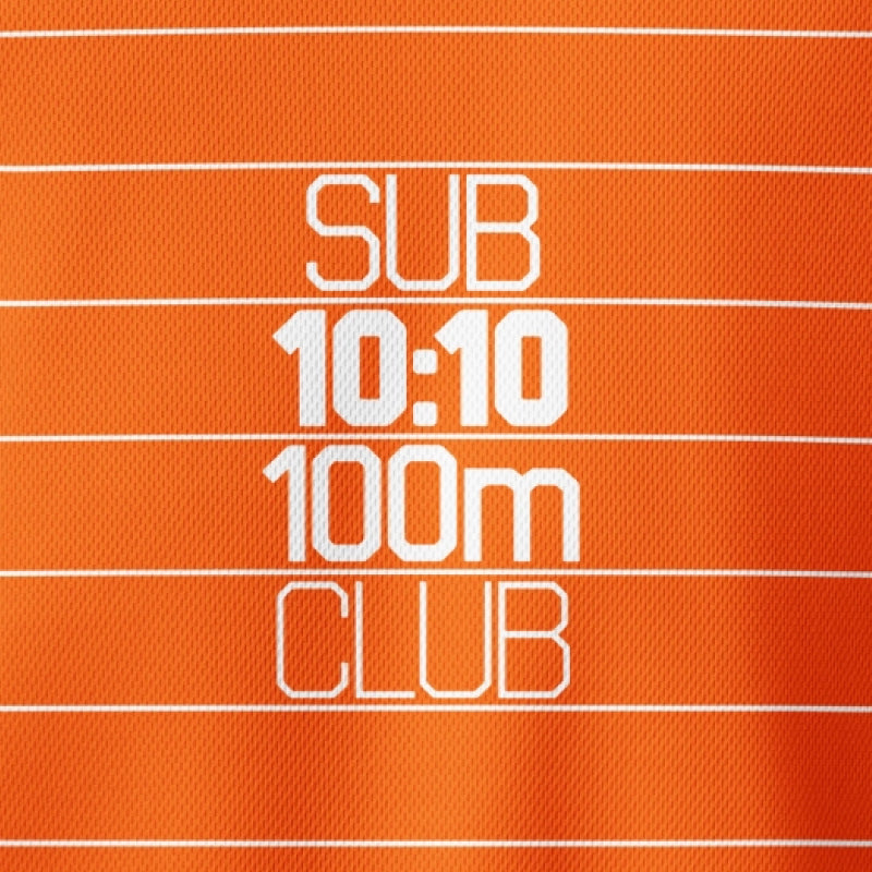 Sub 10:10 100m CLUB