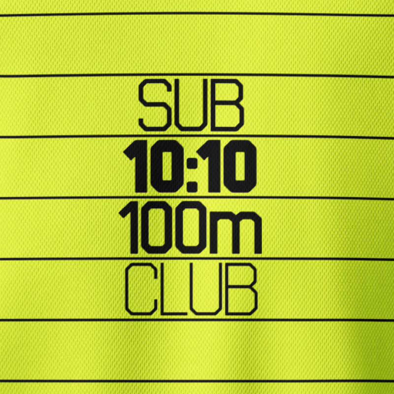 Sub 10:10 100m CLUB