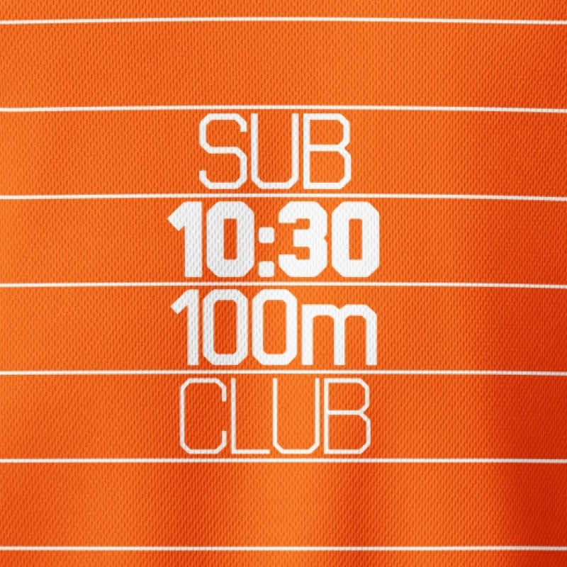 Sub 10:30 100m CLUB