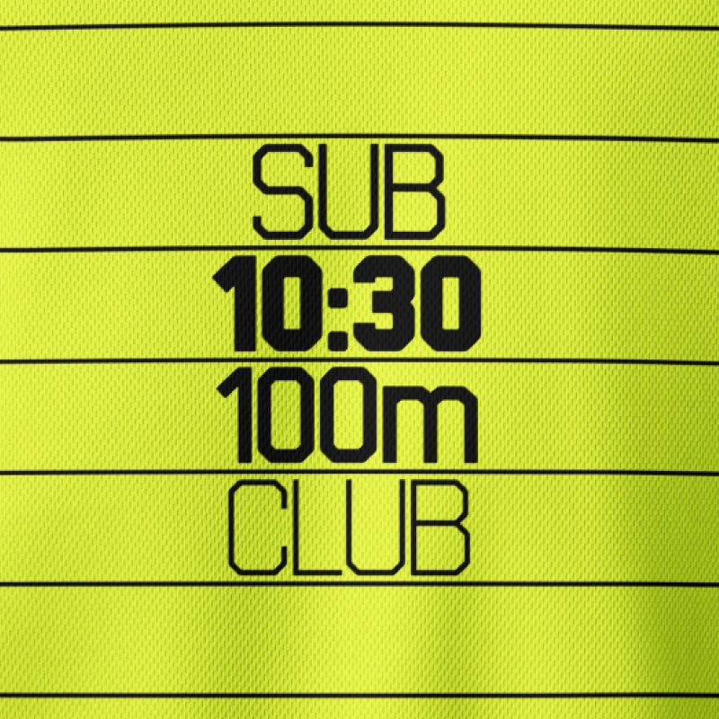 Sub 10:30 100m CLUB