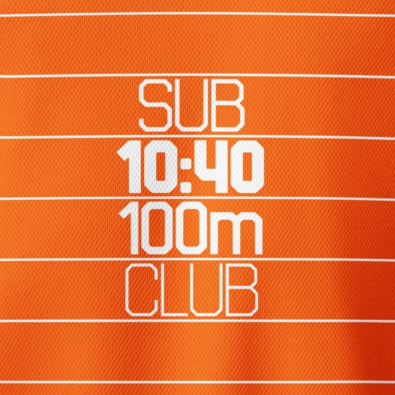 Sub 10:40 100m CLUB