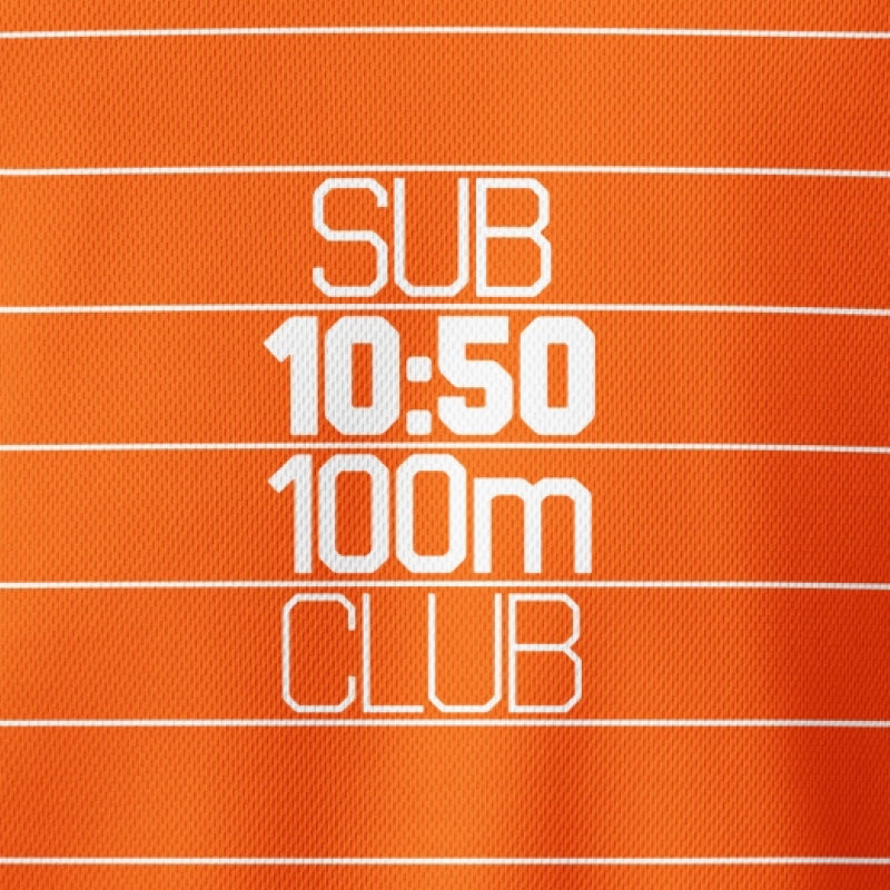 Sub 10:50 100m CLUB