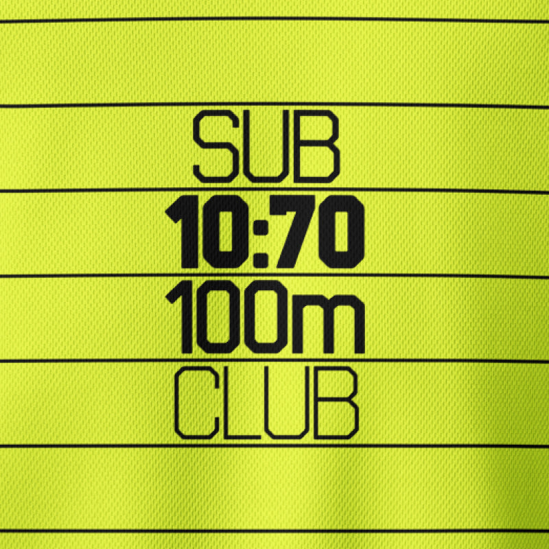 Sub 10:70 100m CLUB