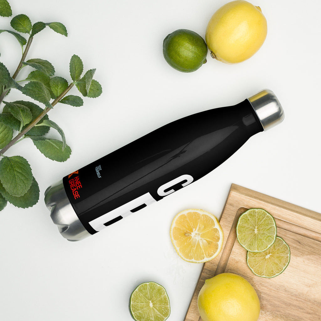 CHOOSE BIKE Stainless steel water bottle black