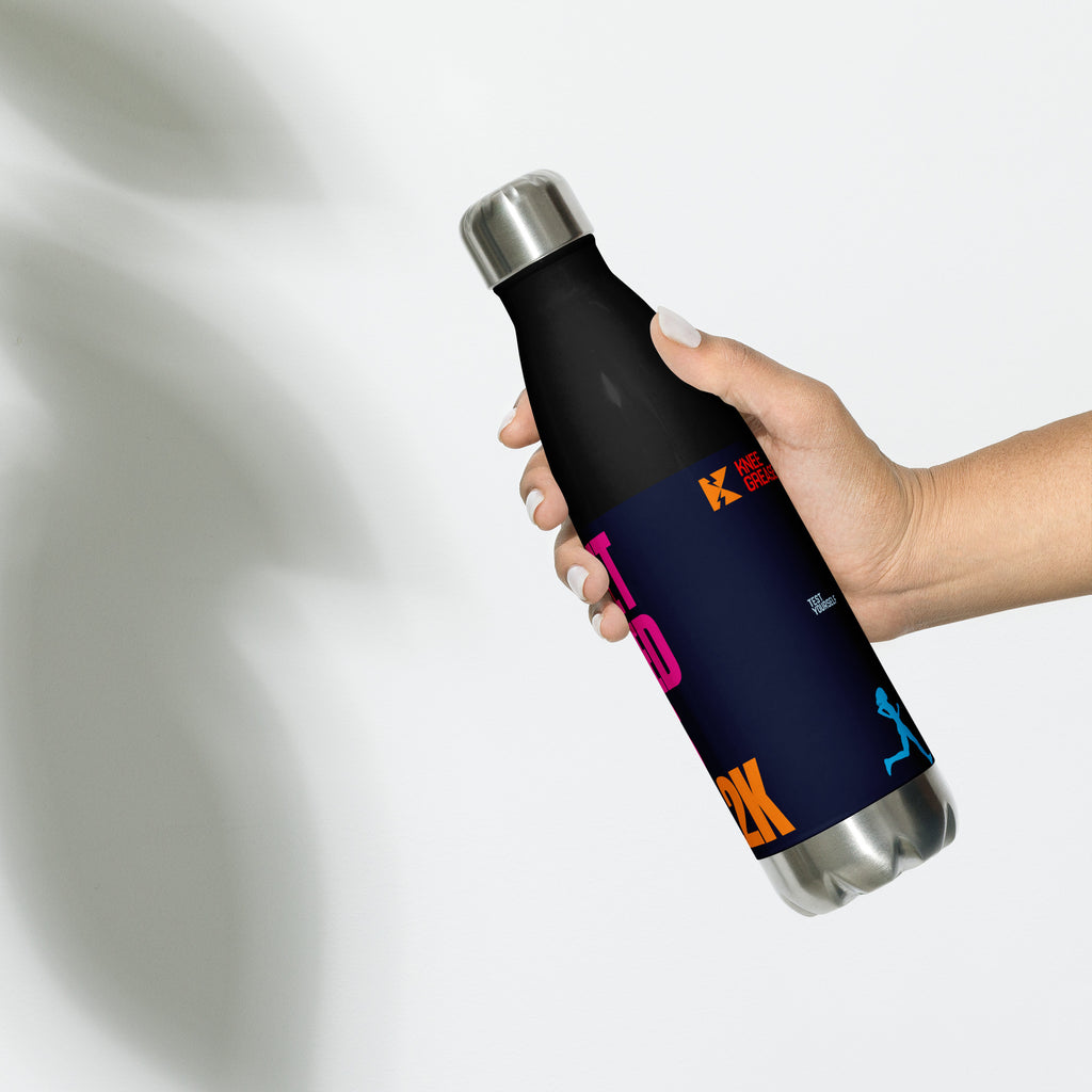 I DON'T GET OUT OF BED FOR LESS THAN 42.2K Stainless steel water bottle