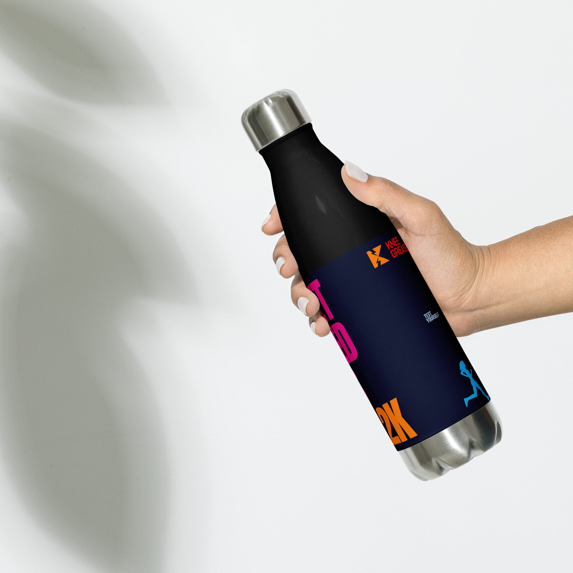 I DON'T GET OUT OF BED FOR LESS THAN 42.2K Stainless steel water bottle