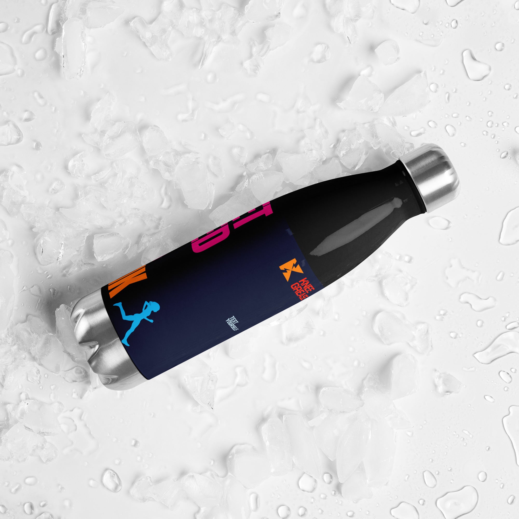 I DON'T GET OUT OF BED FOR LESS THAN 21.1K Stainless steel water bottle
